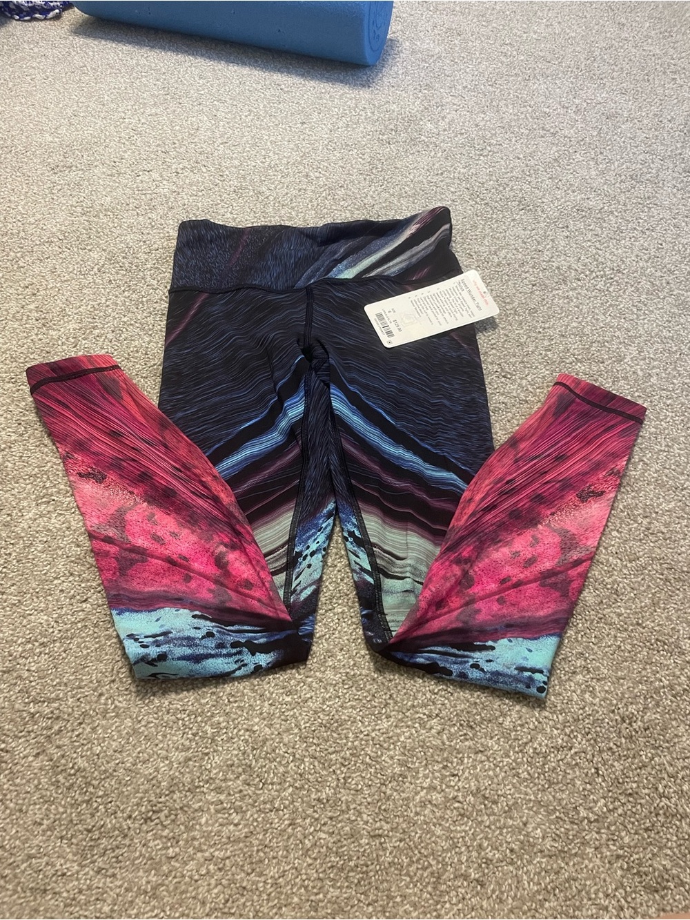 New With Tags Lululemon Speed Wunder Tight Nulux Multicolored Leggings